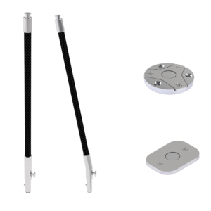 Awning carbon fiber Ø20 pole+socket