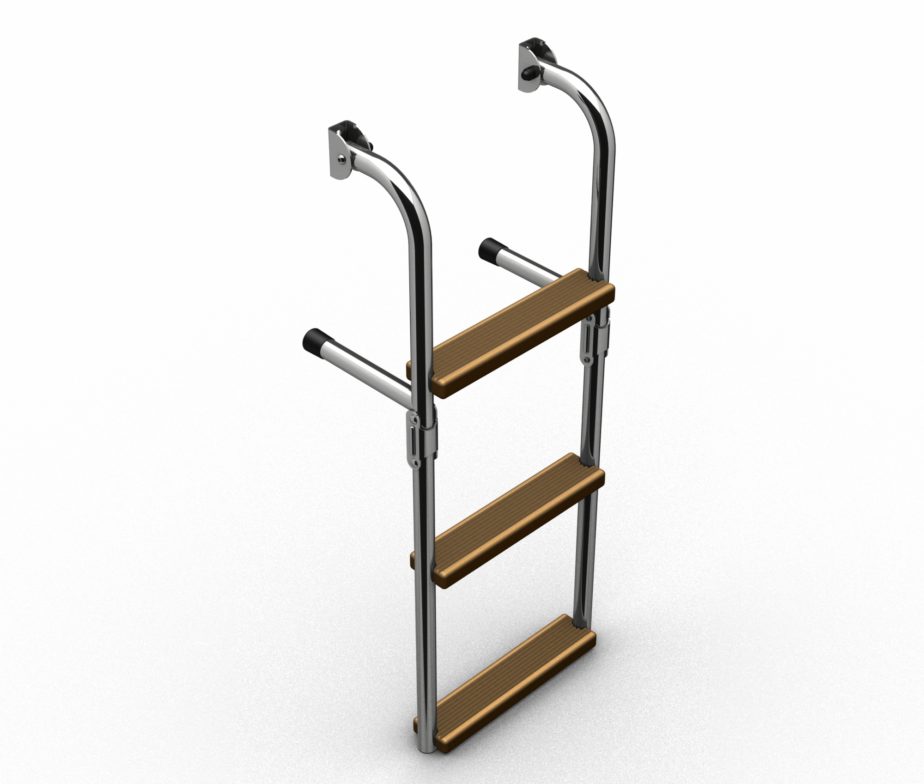 Scala Corda Per Barche - 5 Gradini Pieghevole Per Kayak E Gonfiabili - Foto 10